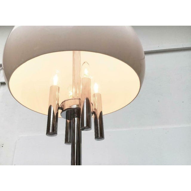 Mid-Century Italian Space Age Floor Lamp with Stone Base, 1960s For Sale - Image 6 of 18