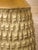 Vintage Brutalist Textured Ceramic Table Lamp With Geometric Relief For Sale In Los Angeles - Image 6 of 8