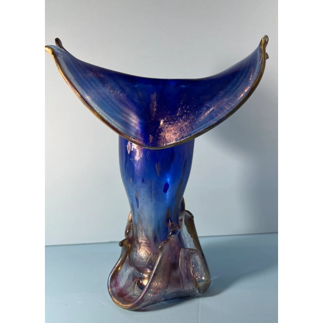 Dale Chihuly Anton Vojacek Art Glass Vase For Sale - Image 4 of 12