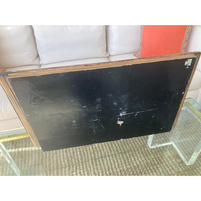 Zebra Wood Vintage Marquetry Tray For Sale - Image 10 of 12