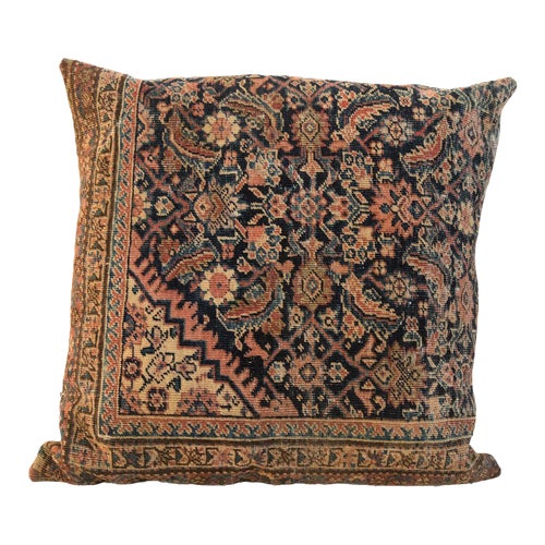 XL Vintage Rug Fragment Pillow 24x24