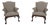 Pair Ardley Hall Ball & Claw Newly Upholstered Chairs For Sale