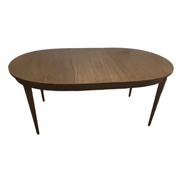 1960s Henredon Custom Folio Three Oval Dining Table For Sale