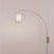 2020s Bloom Wall Arc Lamp - Weathered Brass, Sphere White Satin Shade, Dimmable For Sale - Image 5 of 6