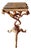 Italian Grotto-Style Branch and Bird Figural Pedestal Side Table by Maitland-Smith - Fd For Sale