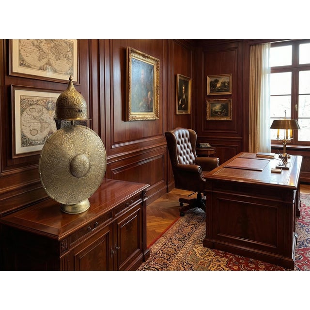 Hand-Forged Brass Armor Set For Sale - Image 4 of 13