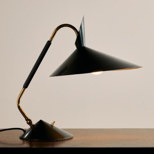 Vintage Table Lamp by Svend Aage Holm Sørensen, 1950s For Sale - Image 4 of 13