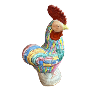Chinese Export Porcelain Polychrome Rooster