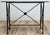 Metal Vintage Stone Top Medallion Iron Console Table For Sale - Image 7 of 15