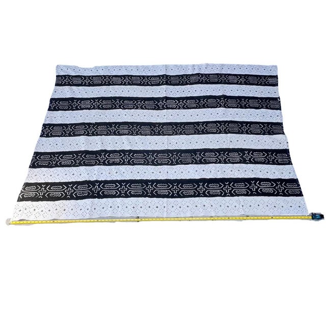 Early 20th Century Early 20th Century Black and White Mudcloth Textile Mali 82 x 61 For Sale - Image 5 of 7