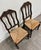 French Provincial Antique French Provincial Ladder Back Rush Seat Side Chairs For Sale - Image 3 of 13