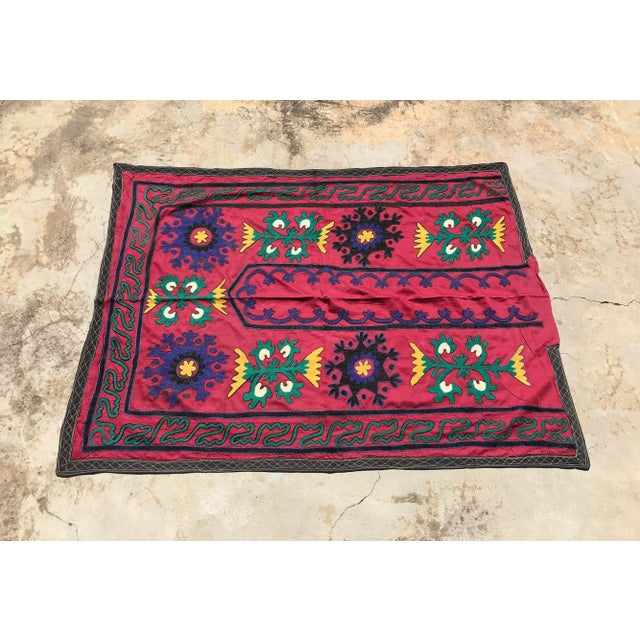 Vintage Small Suzani Table Cover Chairish