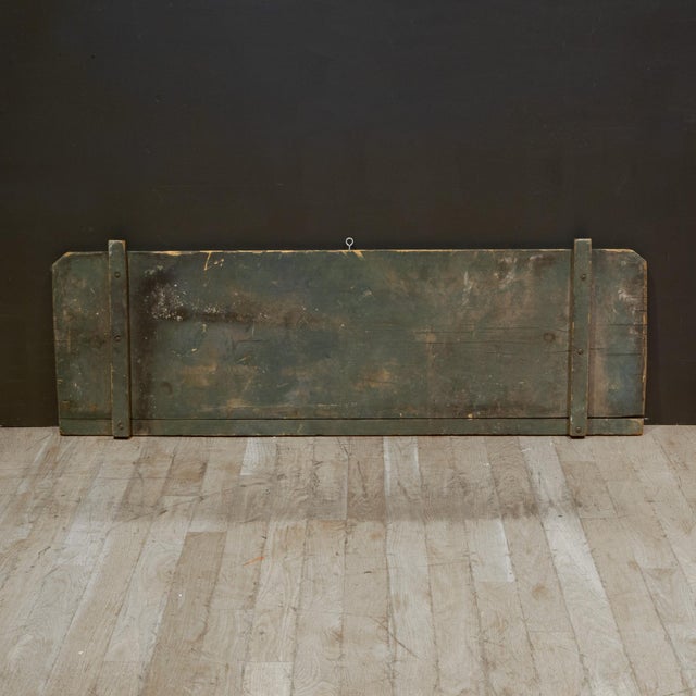 Hand Painted Studebaker Wagons Sign C.1930 For Sale - Image 9 of 9