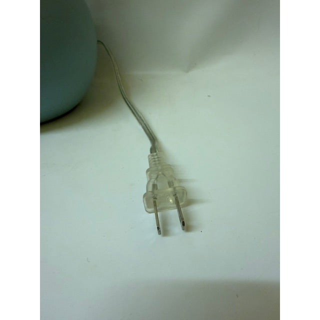 Vintage Art Deco Style Mint Green Ceramic Table Lamp Base – 11.5" For Sale In Boston - Image 6 of 16
