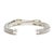 David Yurman Double X Cuff Bracelet, Sterling Silver & 14k Yellow Gold, 7 Inches For Sale - Image 4 of 7
