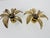 1960s Golden Florentine Flower Shape Flushmounts attributed to Willy Daro for Massive, 1960s, Set of 2 For Sale - Image 5 of 14