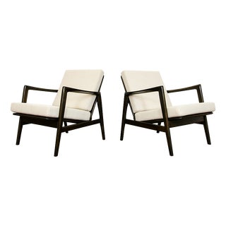 Vintage Lounge Chairs from Swarzędzkie Fabryki Mebli, 1960s, Set of 2 For Sale