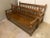 Solid walnut bench from Florence, Italy, 1840's. Nice proportions and well constructed. Recent coat of professionally...