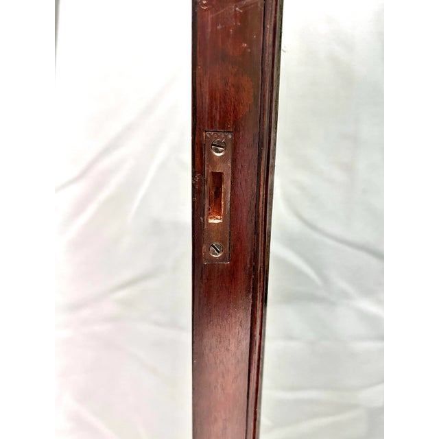 Antique Oak Tabletop Curio Cabinet With Glass Shelves For Sale - Image 10 of 12