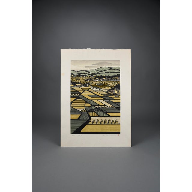 Ray Morimura, Gassan, 1998, Woodblock For Sale - Image 10 of 16