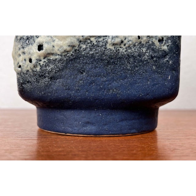 Mid-Century Modern West German Pottery WGP Fat Lava Vase from Dümler & Breiden, 1960s For Sale - Image 13 of 18