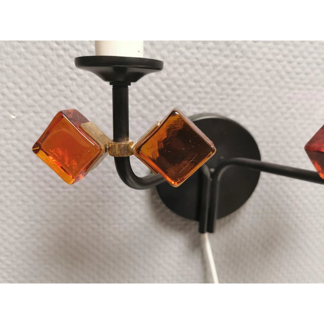 1960s Vintage Wall Lamp by Svend Aage Holm Sørensen for Holm Sørensen & Co, 1950s For Sale - Image 5 of 11