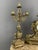 Metal Bronze Fireplace Trim, Early 20th Century, Set of 3 For Sale - Image 7 of 11