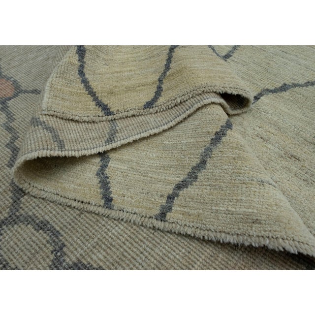 Textile Turkish Oushak Rug 10' x 14'2" #18571 For Sale - Image 7 of 8