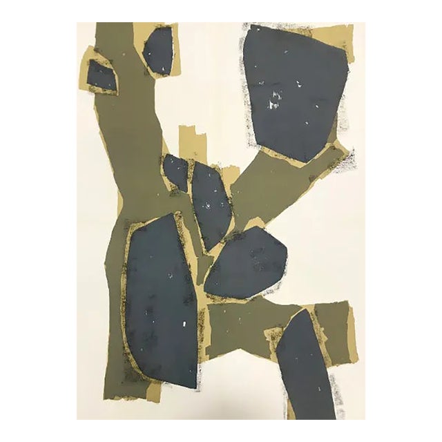 Ubac Original Lithograph Dm0374t Derriere Le Miroir 1955 For Sale