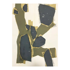 Ubac Original Lithograph Dm0374t Derriere Le Miroir 1955