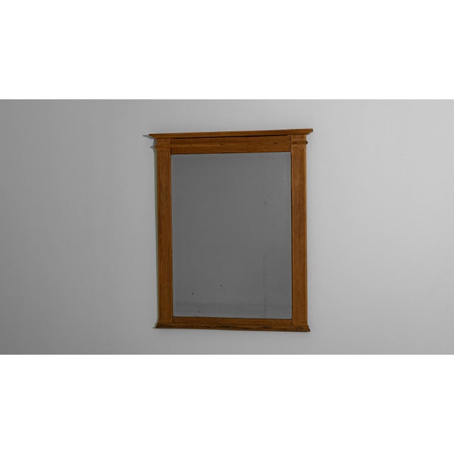 Wood 1880s French Oak Neoclassical Mirror For Sale - Image 7 of 18