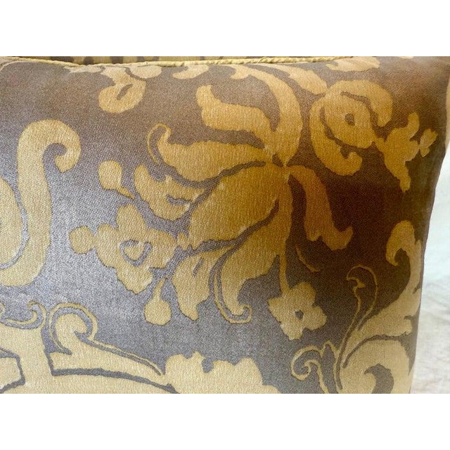 Mariano Fortuny Pair of Fortuny Textile Pillows For Sale - Image 4 of 4