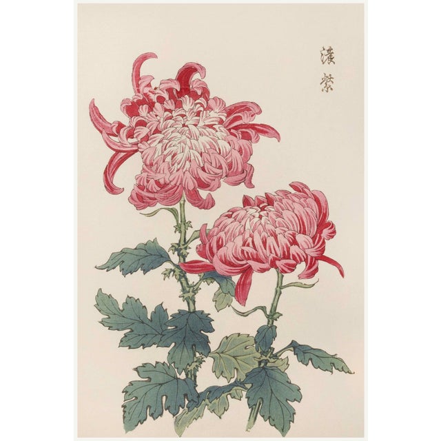 Discover a beautifully restored vintage Japanese botanical print diptych by Keika Hasegawa, professionally reproduced from...