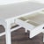 Wood Crate & Barrel White Writing Desk With Drawer For Sale - Image 7 of 10