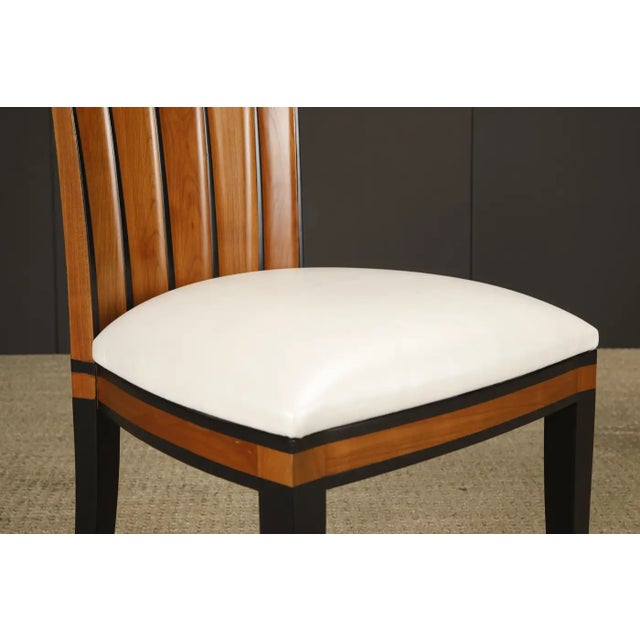 Set of 6 Eliel Saarinen 'Cranbrook' Dining Chairs, Refinished and Reupholstered For Sale - Image 16 of 18