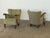 This pair of lounge chairs was produced by an Danish cabinetmaker during the 1940s. Each chair is built on a solid beech...