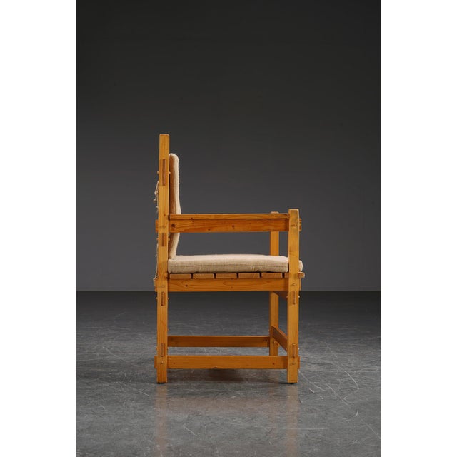 Architectural Armchair by Georg Küttlinger, 1960s For Sale - Image 3 of 18
