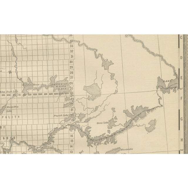 Antique Railroad Map, 1888 For Sale - Image 3 of 10