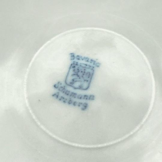 Carl Schumann Arzberg Reticulated Porcelain Bowl 7.5-inch With Gilded Scalloped Edge (Antique, Ca. 1920) Bavaria For Sale - Image 10 of 12