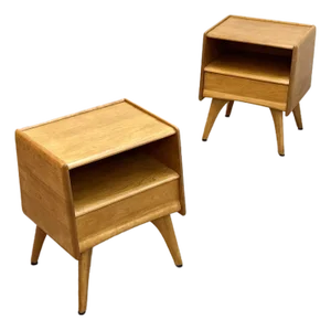 Pair of Mid Century Nightstands by Heywood Wakefield