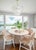 Contemporary Matthew Izzo Home Jefferson Cerused Oak Oval Pedestal Dining Table For Sale - Image 3 of 10
