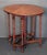 English Sutherland Drop-Leaf Table of Mahogany Upon Turned Bobbin Legs For Sale - Image 4 of 9