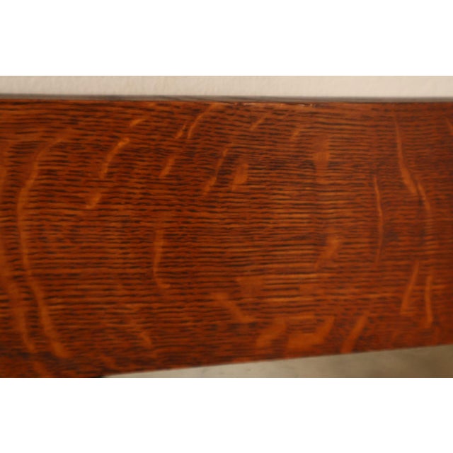 L. & J.G. Stickley Arts And Crafts Oak Wall Mirror For Sale - Image 17 of 18
