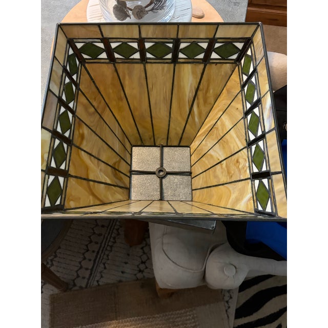 1960s Antique Tiffany Style Lamp Shade For Sale - Image 5 of 10