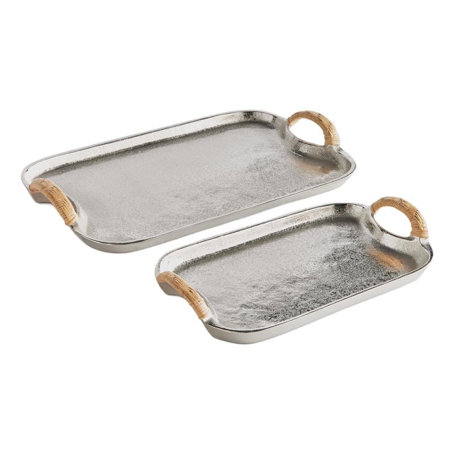 Helena Decorative Trays, Set Of 2 For Sale