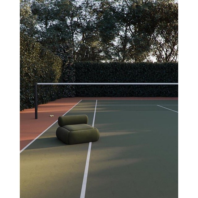 Beige Chestnut Lupin Sofa by Nelson Araujo For Sale - Image 8 of 10