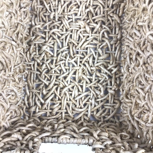 Artisan Interwoven Tray Basket For Sale In Portland, ME - Image 6 of 12