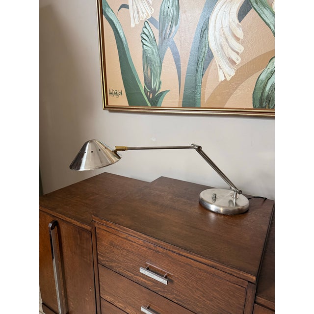 Late 20th Century Vintage Tensor Pittsburg Collection Lt627 Articulating and Dimmable Halogen Desk Lamp For Sale - Image 5 of 9