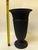 Vintage 1960s Wedgwood Black Basalt Fluted Trumpet Footed Vase For Sale - Image 16 of 16