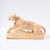 1930s Art Deco Pale Terracotta Ceramic Sculpture of Stylized Pouncing Tiger For Sale - Image 5 of 13